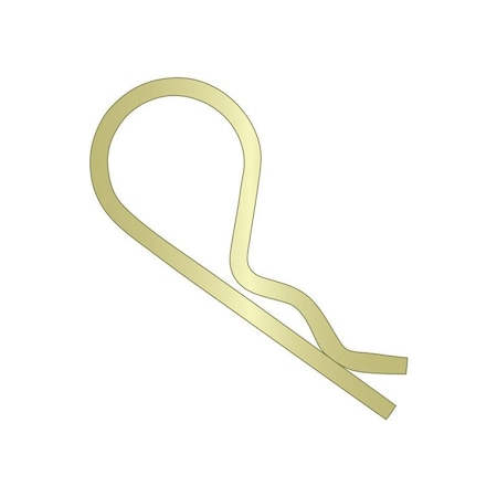 Heritage Industrial Bridge Cotter Pin, 3/32 in Dia, 2 in L, Spring Wire BPY-228